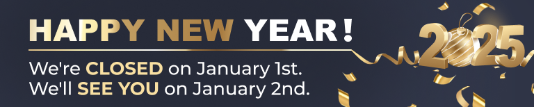 We're closed on January 1st. We'll see you on January 2nd | Honest 1 Auto Care San Diego